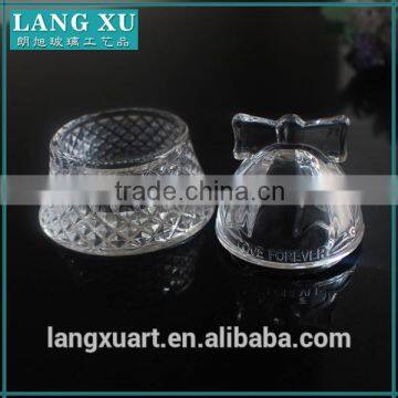 Transparent Clear Glass Bell shape candy Jar wholesaler