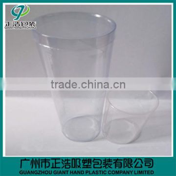 GH10-hot sale factory price Custom Clear Plastic Transparent Tube Made of PET Material With Lid