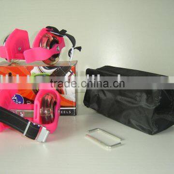 Flashing roller skate