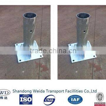 Hot Dipped Galvanized Guardrail Flange Post