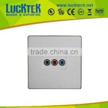 Moduled Wall plate 86*86mm RCA Audio/Video jacks