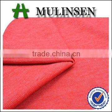 Mulinsen knitting solid dyed roma polyester viscose knit fabric