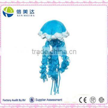 Plush Jelly Fish Blue Stuffed Jelly Fish Toy