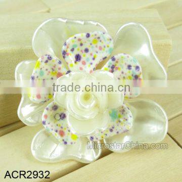 Decorative Flower Button Wholesale Resinic Button