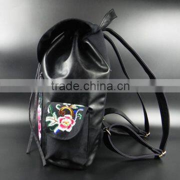 Latest PU Embroidery Fashion Backpack From China for Women photo-3