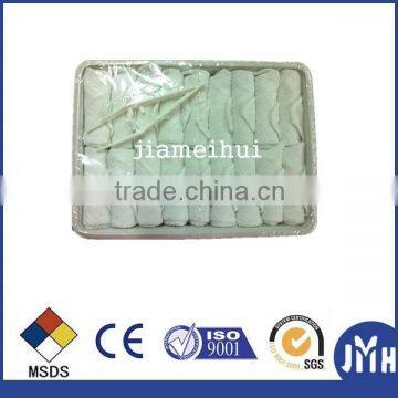 Disposable hot cold cotton airline use towel