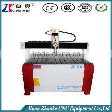 High Accuracy ZK-1212 Advertising CNC Router Machine 120MM Z-Axis 1.5KW Water Cooling Spindle Mach3 Controller