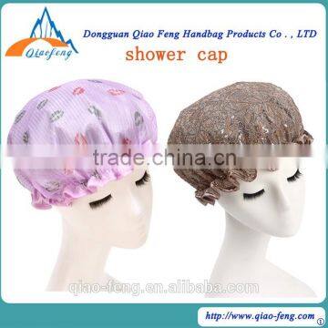 purple luxury shower cap/children novelty shower caps