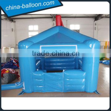 Inflatable Blue Booth For Event, Cube Booth