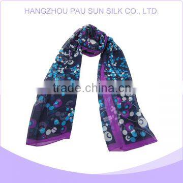 New type top sale promotional silk scarves