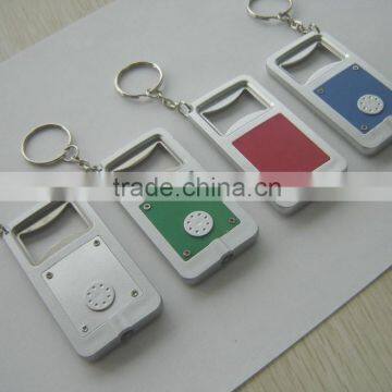 2016 led keychain with bottle opener