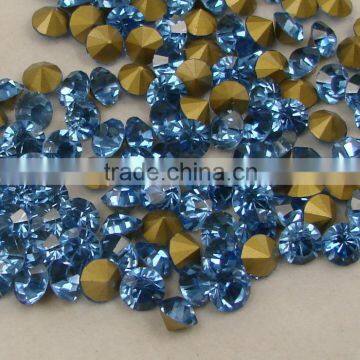 big size ss39 8mm pointback chaton stone