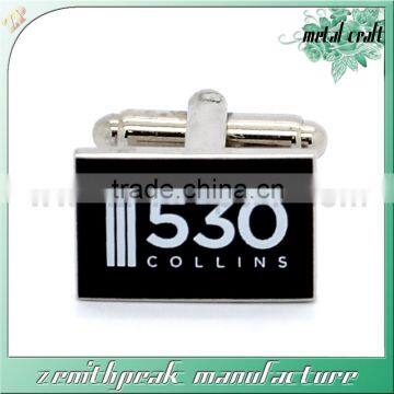 low price factory made custom metal cufflink