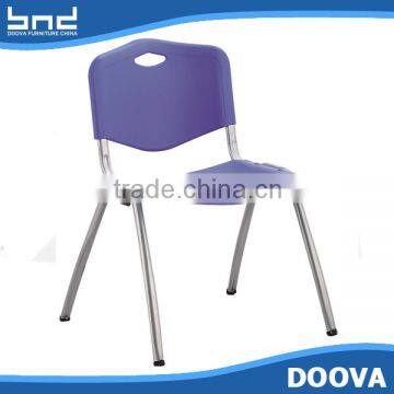 Fashion plastic chair with iron legs cheap office chair