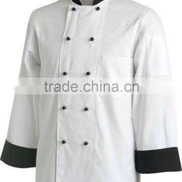 chef coat,executive chef uniform,long sleeves chef coat with buttons