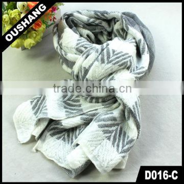 D016-C New Solid Pattern Scarf For Sale 100 Acrylic Scarf