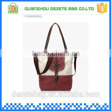 Promotional cheap fashion design multi-functional lady 600d polyester canvas tote bag