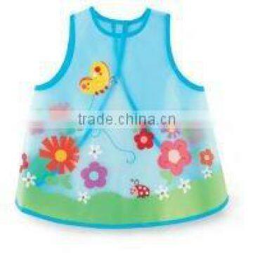 PEVA hot sell plastic baby apron