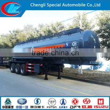 Hot sale chemical liquid trailer high quality 3 axle trailer chemical liquid 40cbm chemical liquid trailer