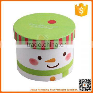 decorative round cardboard cylinder gift box