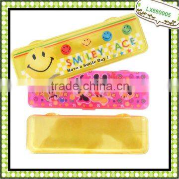 Stationery ruler , plastic kids smile ruler for students plastic ruler