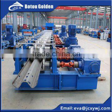 steel highway guardrail roll forming machine