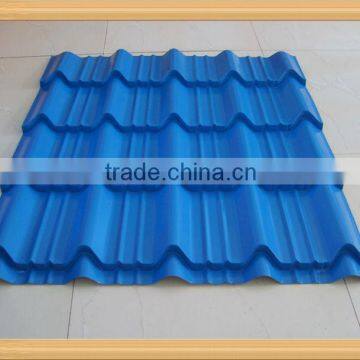 blue color coated corrugated metal roofing sheets