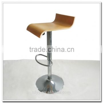 TDB-2-1 QVB HANGZHOU JIANDE TONGDA PLYWOOD NATURE COLOR HOT SALE comfortable BARSTOOL