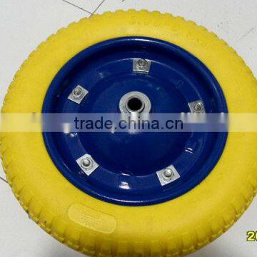 wheelbarrow wheel pu foam wheels for wheelbarrow