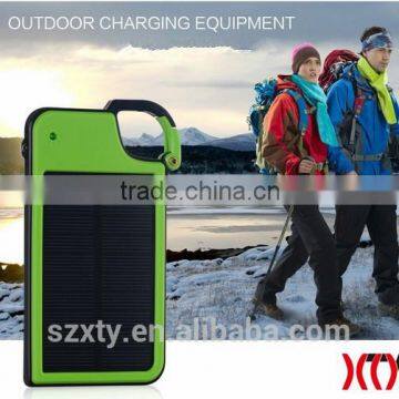 long lasting high capacity solar charger power bank 5000mah