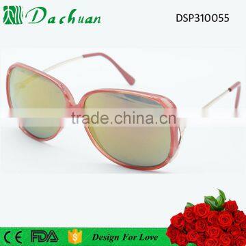 Hot selling PC frames metal temple Italy designer kids fake sunglasses