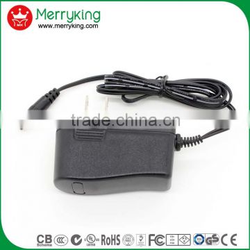 Superior performance 230v 16v 1a ac adapter DOE VI compliant with UL cUL FCC PSE for US JP