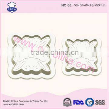 2015 creative plastic cookie cutter cookie press