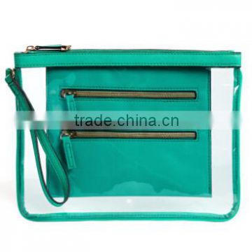 2014 stylish transparent clear pvc Clutch bag