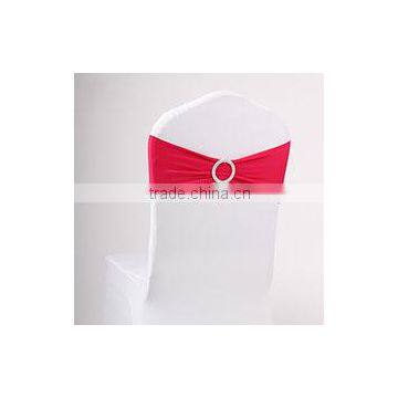 Hot Sale Wedding Lycra spandex chair cover bands with round buckle