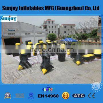 Factory price 0.6-0.9mm PVC paintball bunkers made in china