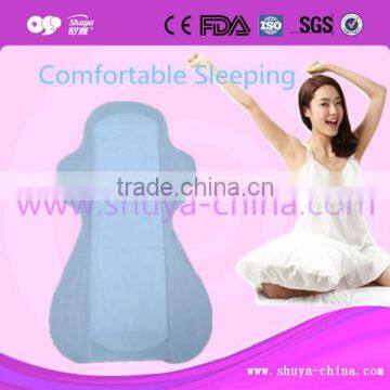 day and night use soft cotton sanitary napkin