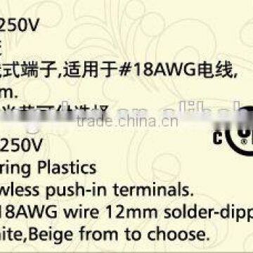 E26 ul Approved Electric Ceiling Plastic Lamp Holder photo-3