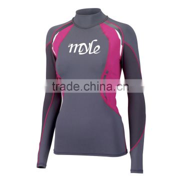 Top quality UV protection lycra swiming and breach rash guard t shirts