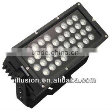 Square outdoor led wall washer IP65 36*1w single color /RGB 100-240vAC with internal DMX