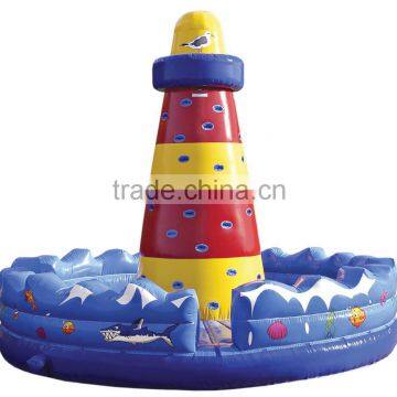 lighthouse ocean theme Inflatable rock climbing wall