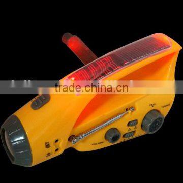 Crank Dynamo Flashlight With Mobilephone Charger and Radio & Promotional Flashlight Coco photo-4