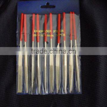 2*140mm Electroplated diamond needle files Set