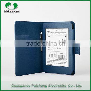 2015 Factory Price Lychee Pattern PU leather Case for Kindle Paperwhite