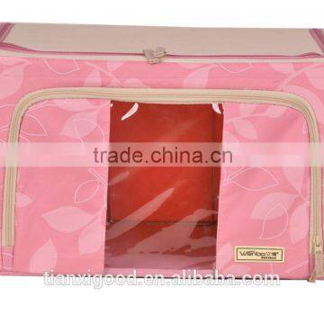 oxford foldable storage box with PVC windows