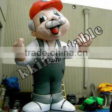 inflatable old man cartoon, inflatable cartoon characters