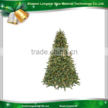 Deep Green Mixed PE & Pvc Artificial Christmas Trees