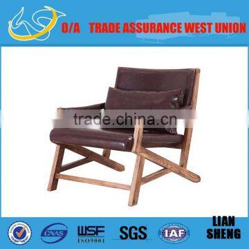 2016 new design solid wood legs fabric leisure chair DCW9025#