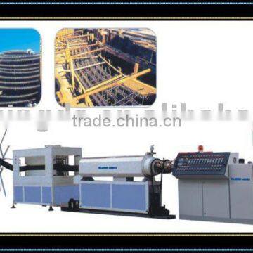 PE carbon spiral pipe machine