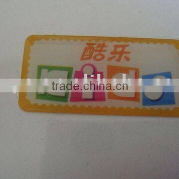 Customized poly brand label sticker